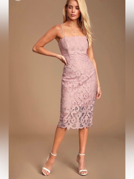 Bardot Dresses & Skirts - Bardot Lina Lace Dress in Pink Rose